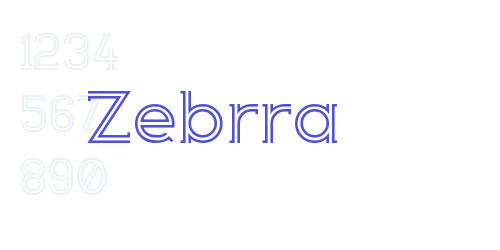 Zebrra-font-download