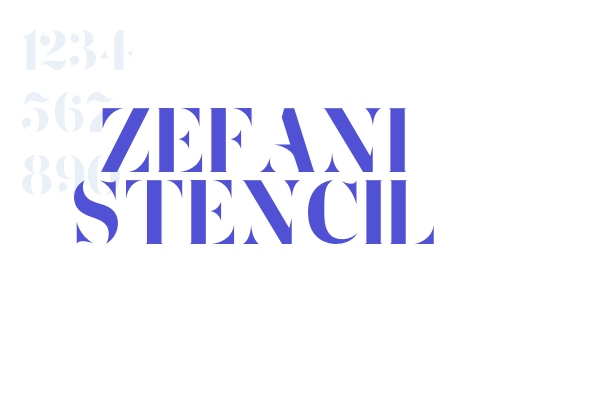 Zefani Stencil