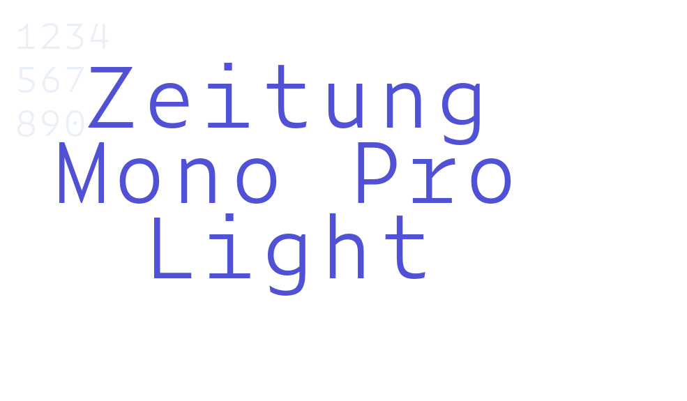 Zeitung Mono Pro Light-font-download