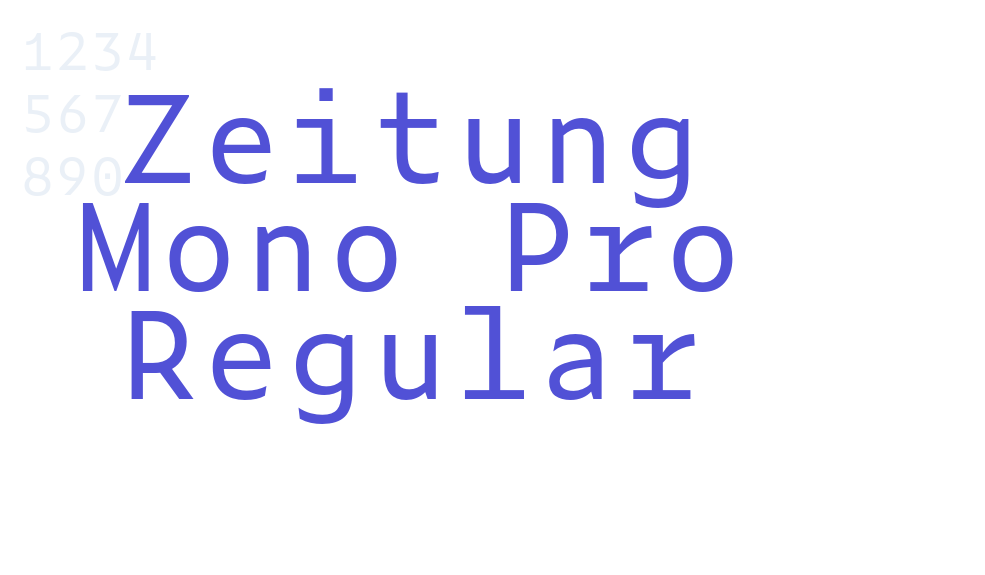 Zeitung Mono Pro Regular-font-download