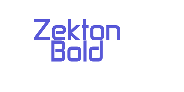 Zekton Bold Font Download