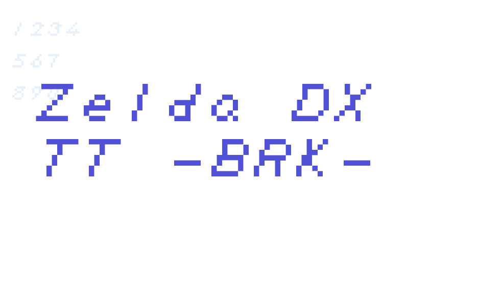 Zelda DX TT -BRK--font-download