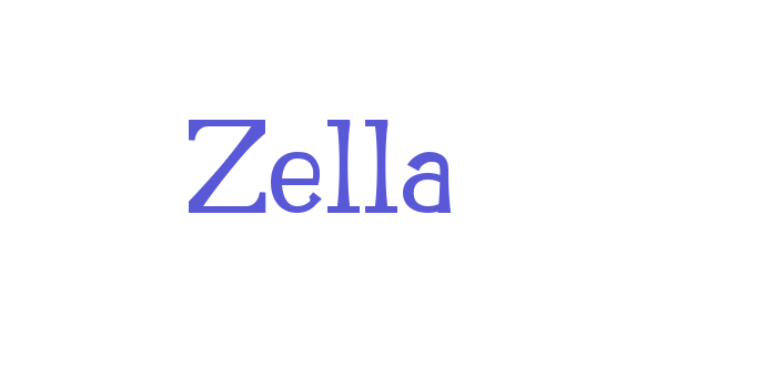 Zella Font