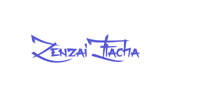 Zenzai Itacha Font Download