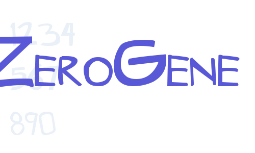 ZeroGene Font Download