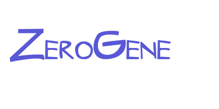 ZeroGene Font Download