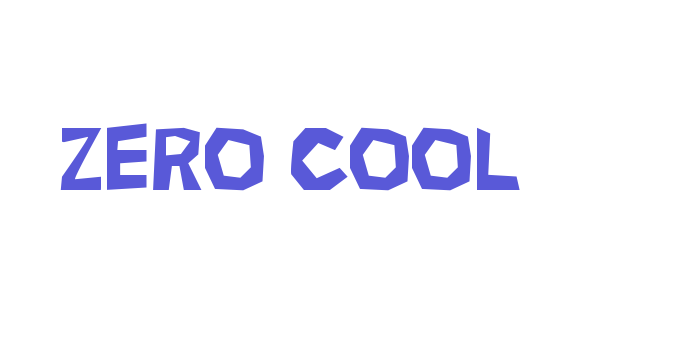 Zero Cool Font Download