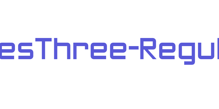 ZeroesThree-Regular Font Download