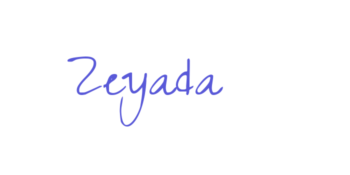 Zeyada Font Download