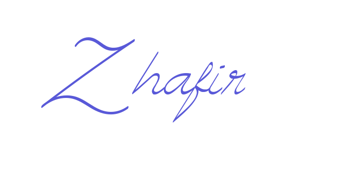 Zhafir Font Download