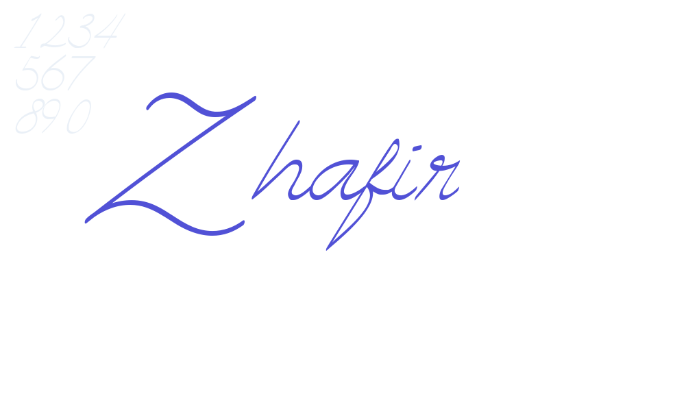 Zhafir-font-download