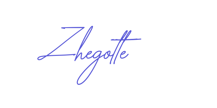 Zhegotte Font Download