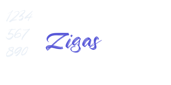 Zigas font free