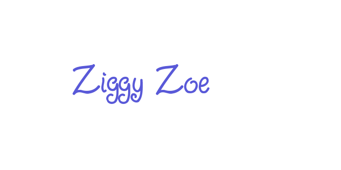 Ziggy Zoe Font Download