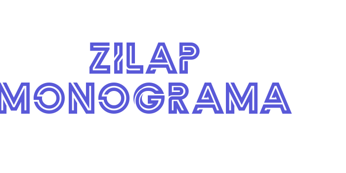 Zilap Monograma Font Download