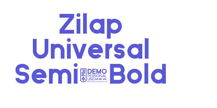 Zilap Universal Semi-Bold Font Download