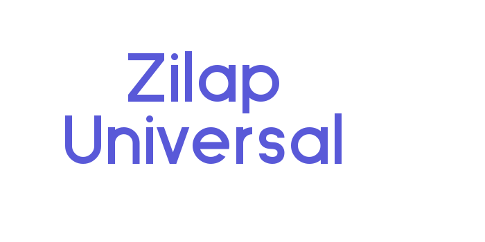 Zilap Universal Font