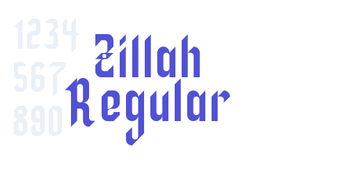 Zillah Regular-font-download