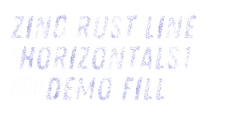 Zing Rust Line Horizontals1 Demo Fill-font-download