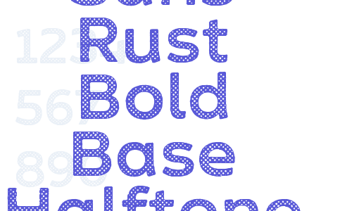 Zing Sans Rust Bold Base Halftone A Font Download