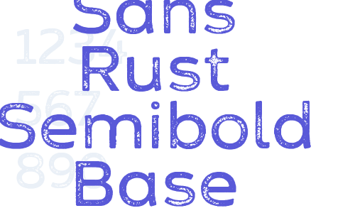 Zing Sans Rust Semibold Base Grunge Font Download