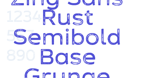 Zing Sans Rust Semibold Base Grunge-font-download