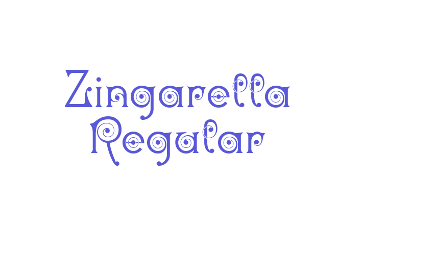 Zingarella Regular Font