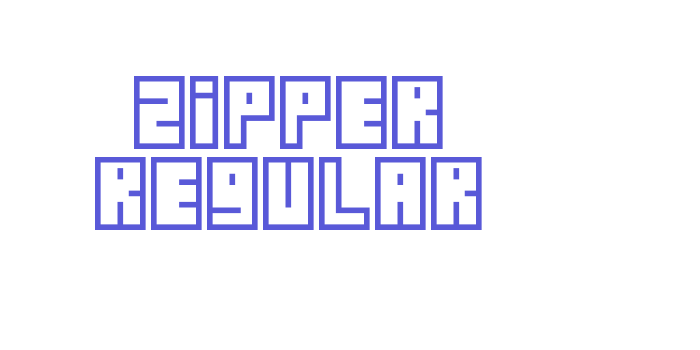 Zipper Regular Font Download