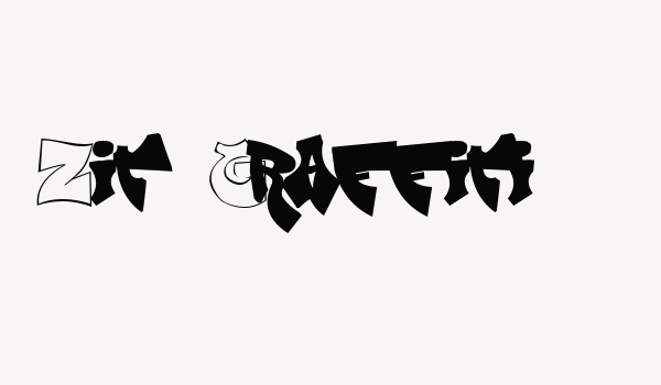 Zit Graffiti Font