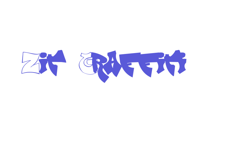 Zit Graffiti Font