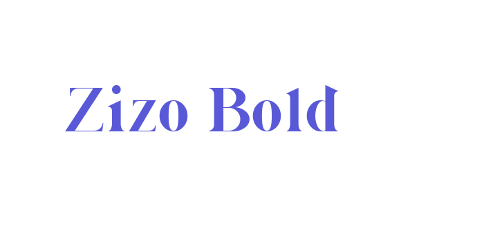 Zizo Bold Font Download