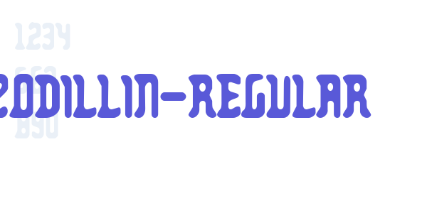 Zodillin-Regular font free