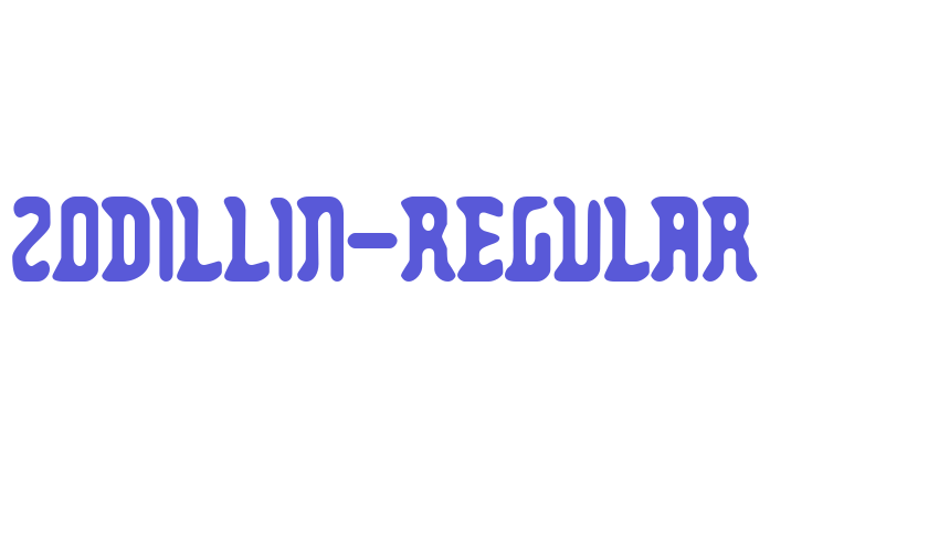 Zodillin-Regular Font