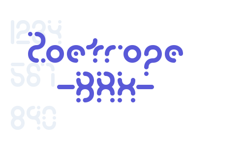 Zoetrope -BRK- Font