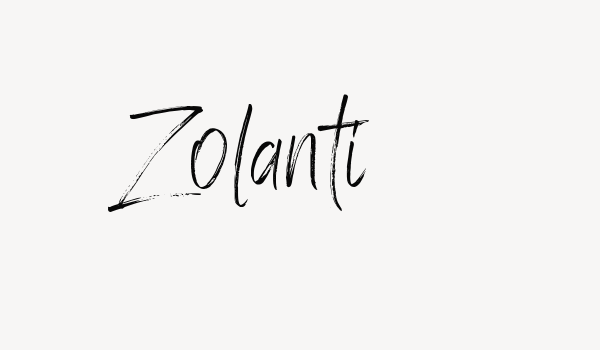 Zolanti Font