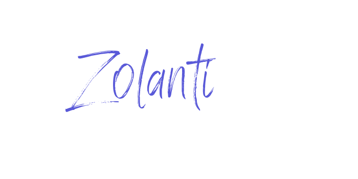 Zolanti Font Download