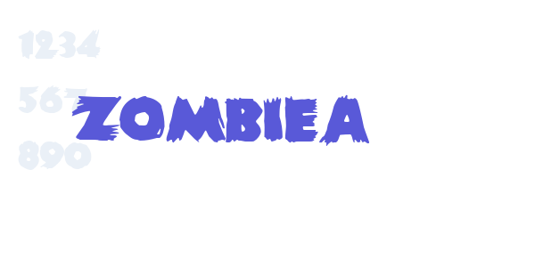 ZombieA font free