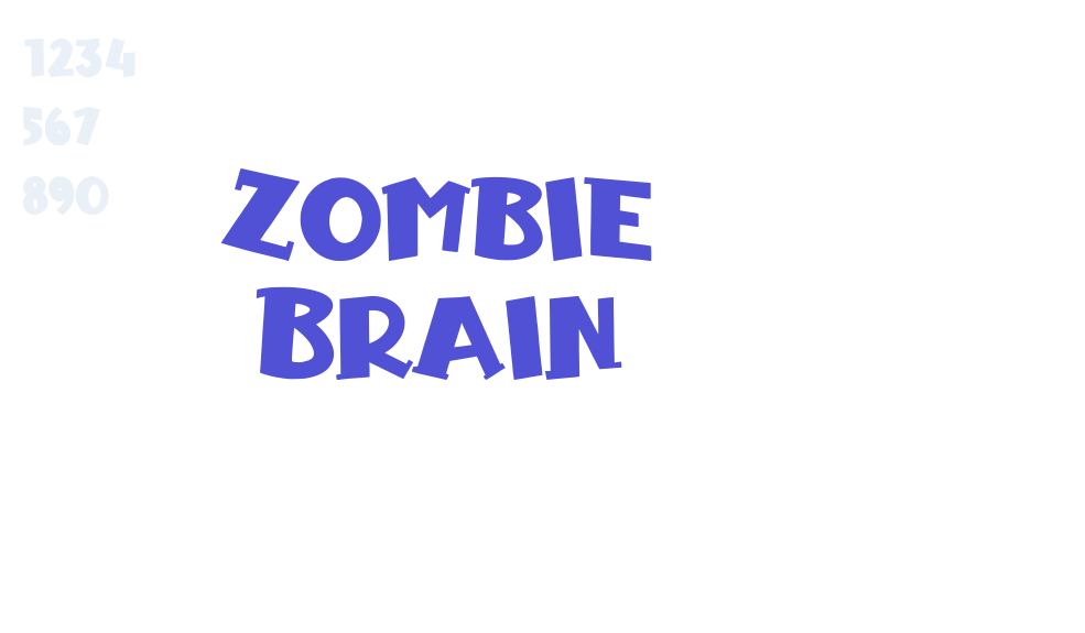 Zombie Brain-font-download