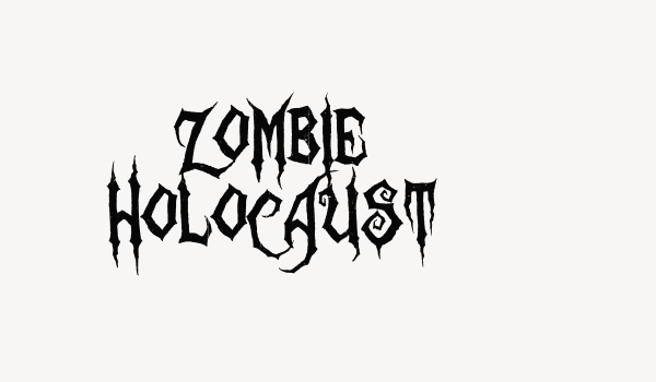 Zombie Holocaust Font