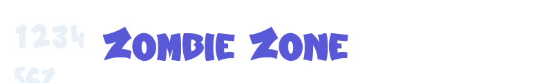 Zombie Zone font