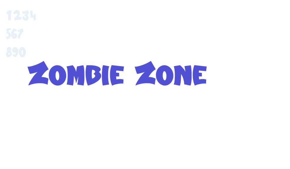 Zombie Zone-font-download