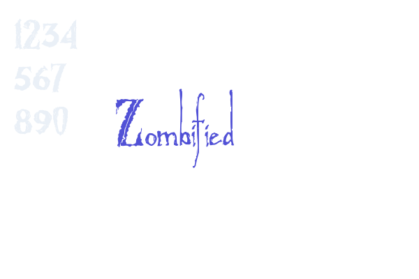 Zombified Font Download