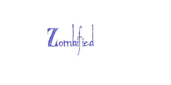 Zombified Font Download