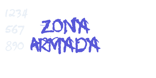 Zona Armada font free