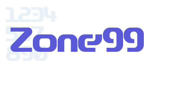 Zone99 font free