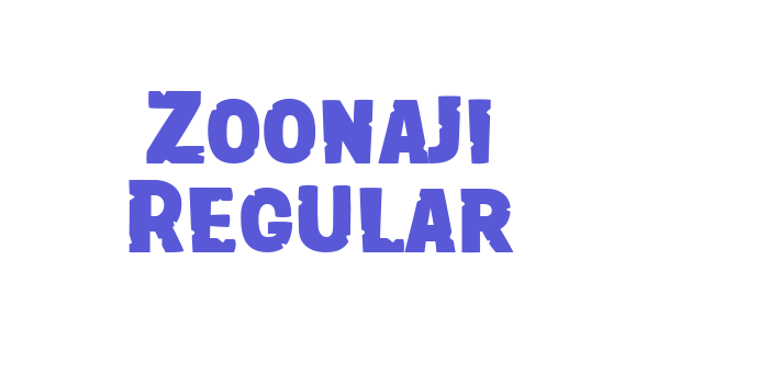 Zoonaji Regular Font Download