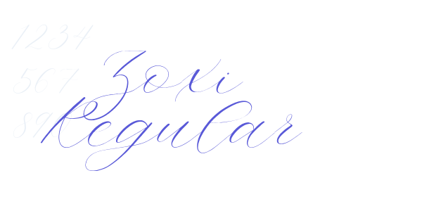 Zoxi Regular font free