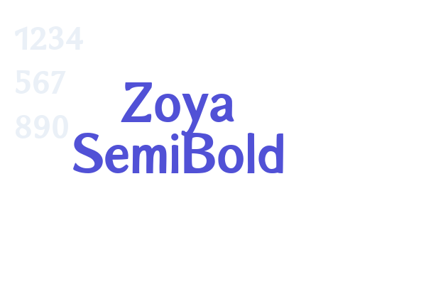 Zoya SemiBold