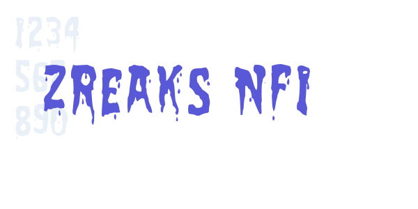 Zreaks NFI font free