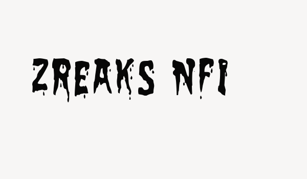 Zreaks NFI Font